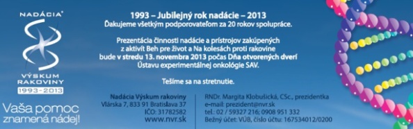 nadacia vyskum rakoviny