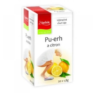 APOTHEKE Premier selection čaj pu-erh a citrón 20 x 1,8g