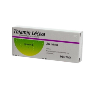 THIAMIN Léčiva 50 mg 20 tabliet