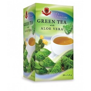 HERBEX Premium green tea s aloe vera 20 x 1,5 g