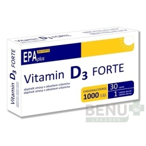 ALFA VITA Vitamin D3 FORTE 1000 I.U. EPAplus tbl 30