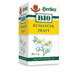 HERBEX Bio tea rumanček pravý 20 x 1g
