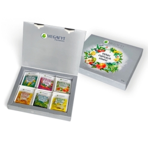 MEGAFYT Kazeta výber čajových zmesí 6 x 5 vrecúšok