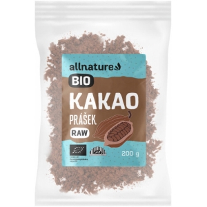 ALLNATURE Kakaový prášok bio raw 200 g