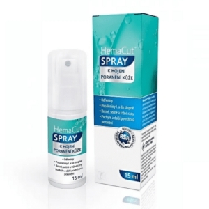 HEMACUT Spray sprej na hojenie poranení kože 15 ml