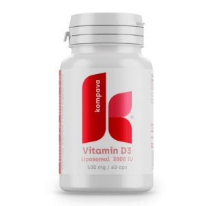 KOMPAVA Vitamín D3 lipozomálny 3000IU 60 kapsúl
