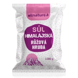 ALLNATURE Himalájska soľ ružová hrubá 1000 g