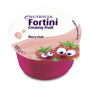 FORTINI Creamy fruit multi fibre príchuť červené ovocie 4 x 100 g