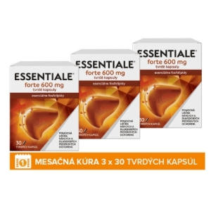ESSENTIALE Forte 600 mg 30 kapsúl - balenie 3 ks