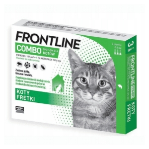 FRONTLINE Combo spot-on pre mačky a fretky 3 x 0,5 ml