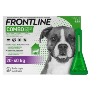 FRONTLINE Combo spot-on pre psy L 20-40 kg 3 x 2,68 ml