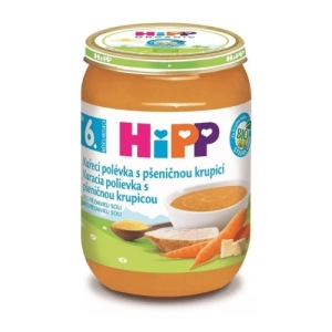 HIPP Polievka bio kuracia s pšeničnou krupicou 190 g