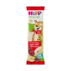 HIPP Bio ovocná tyčinka banán višňa jogurt 23 g