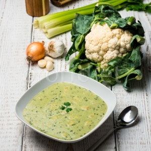 Zelená zeleninová polievka